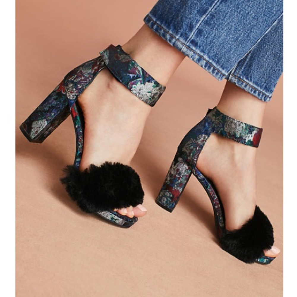 Jeffery Campbell Lindsay Brocade Heels